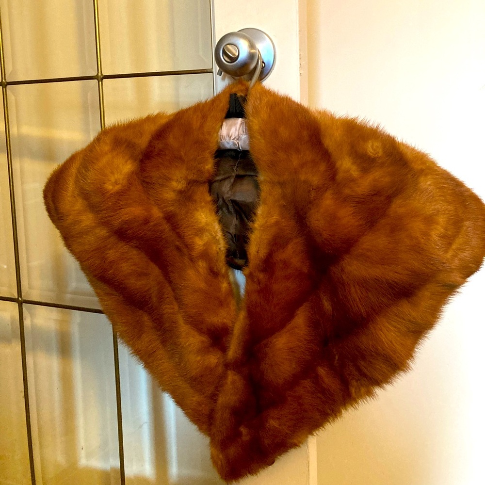 Real Vintage Fur Stole.